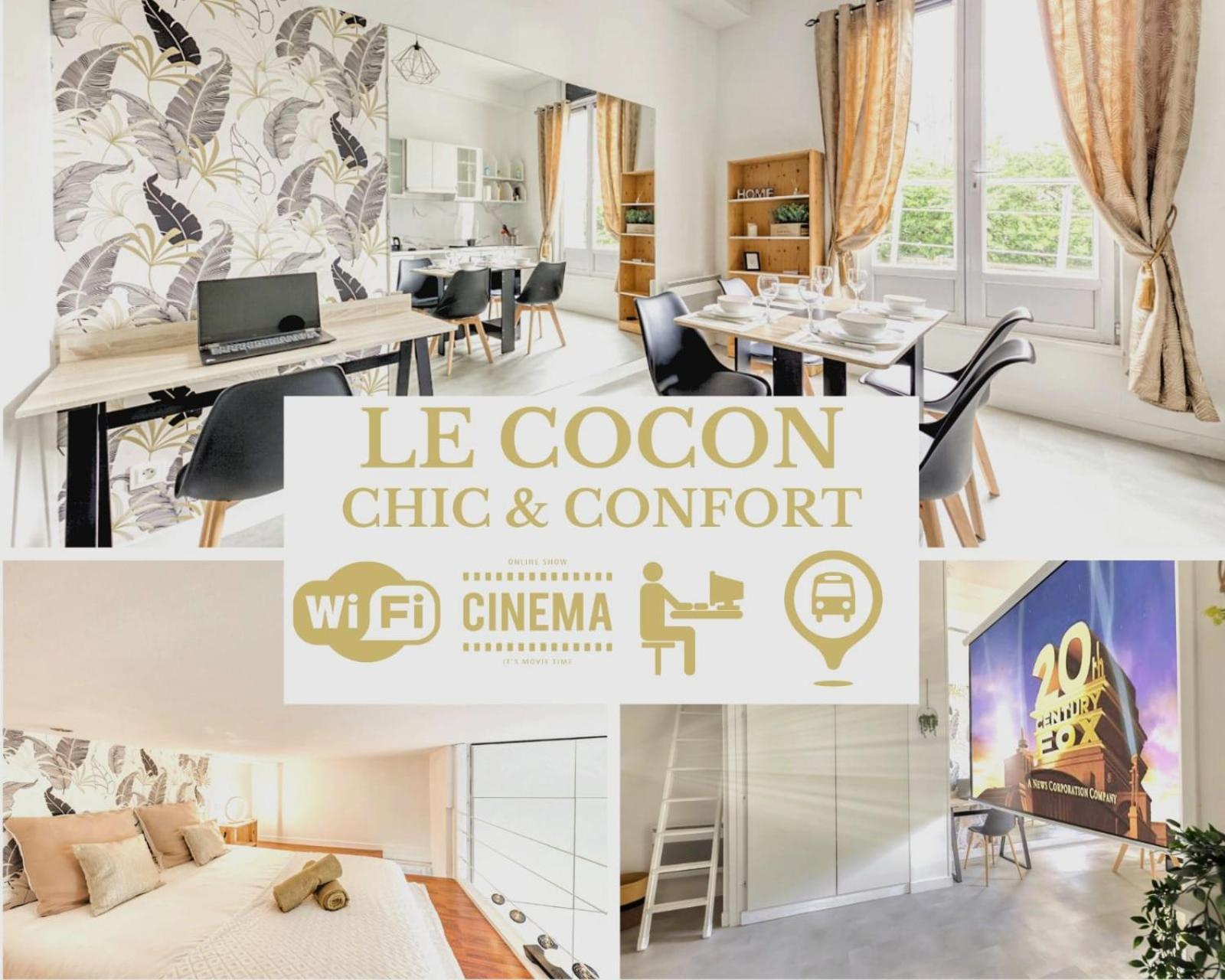 Le Cocon - Confort - Cinema - Espace De Travail - Netflix & Chill - Proche Paris - Offre Speciale Кашан Экстерьер фото